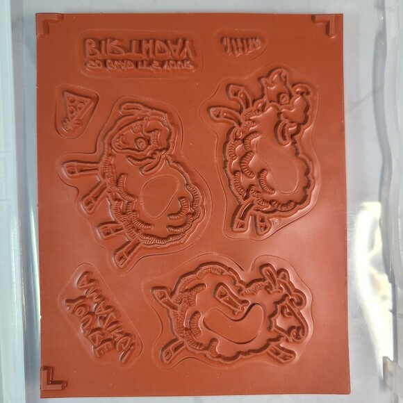 Stampin Up COUNTING SHEEP Stamp Set Bundle with Sheep Dies - Retired - Picture 5 of 11